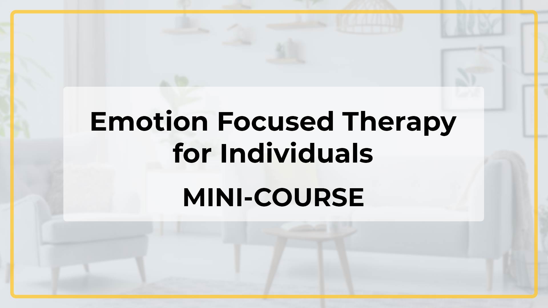 EFTi Mini-Course